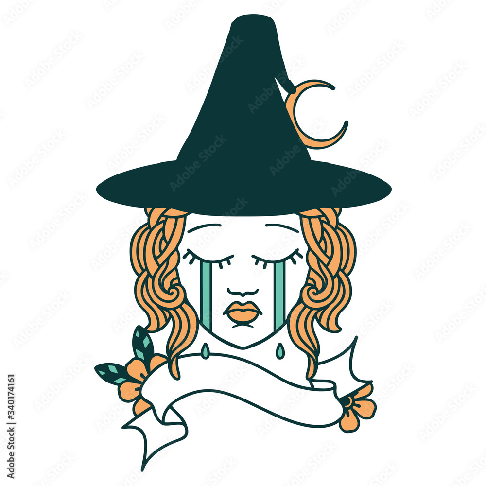 human witch character face illustration human witch character face illustration