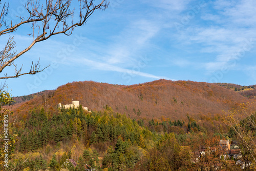 Fototapeta Naklejka Na Ścianę i Meble -  Castle in Rytro