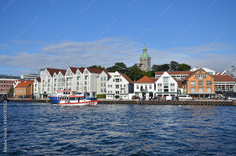 landscape of Bergen in Norway