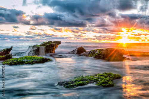 Sunset by the Coast