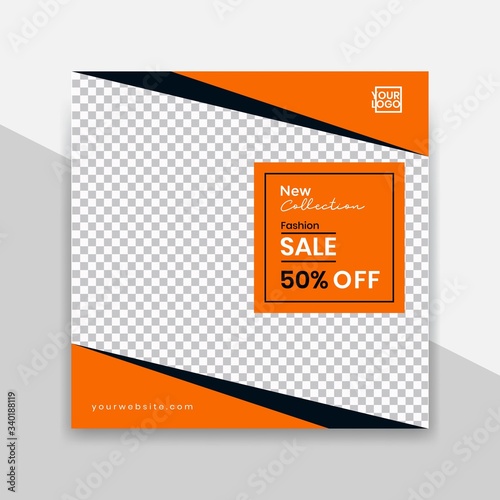 Vector social media set of business presentation template. Minimal modern square pack blog postsor info banner with simple editable. Can used for social media banner and flyer campaign