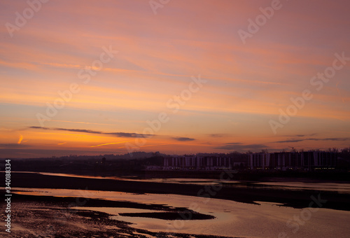 Mersey sandbar sunset 2