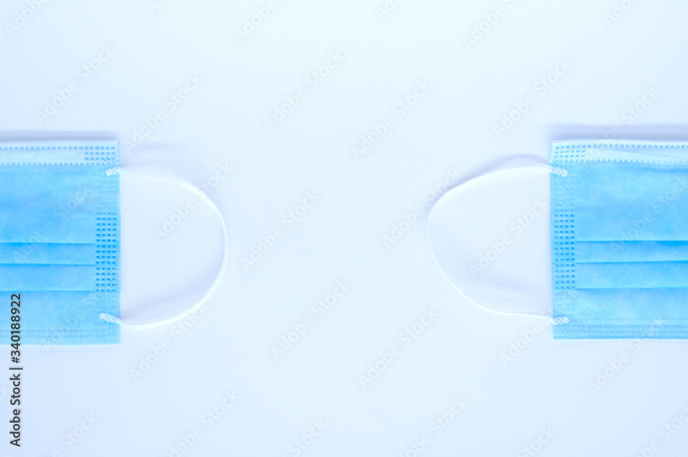 coronavirus COVID-19 pandemic. antiviral medical mask for protection against corona virus. Surgical protective mask. Medical respiratory bandage face on white background. quarantine, stay at home
coronavirus COVID-19 pandemic. antiviral medical mask for protection against corona virus. Surgical protective mask. Medical respiratory bandage face on white background. quarantine, stay at home
