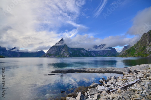 Fototapeta Naklejka Na Ścianę i Meble -  Natural landscape of lofoten island, Norway