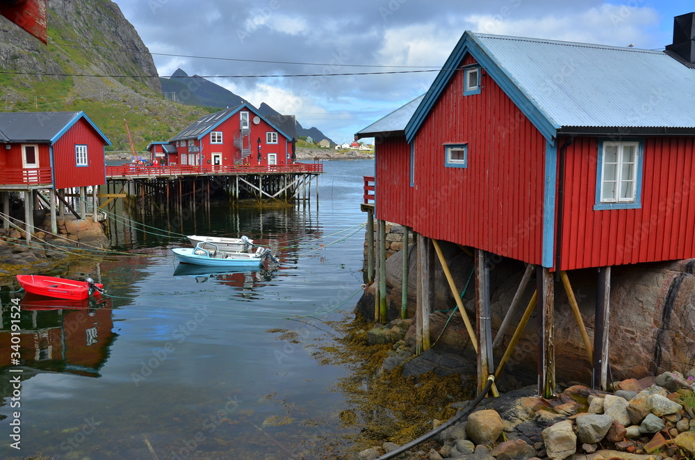 Natural landscape of lofoten island, Norway