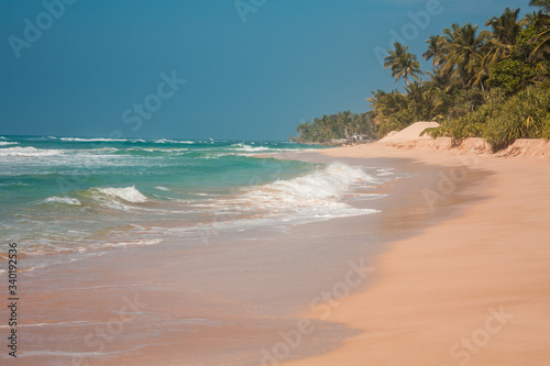Picturesque Koggalla Beach, Sri Lanka