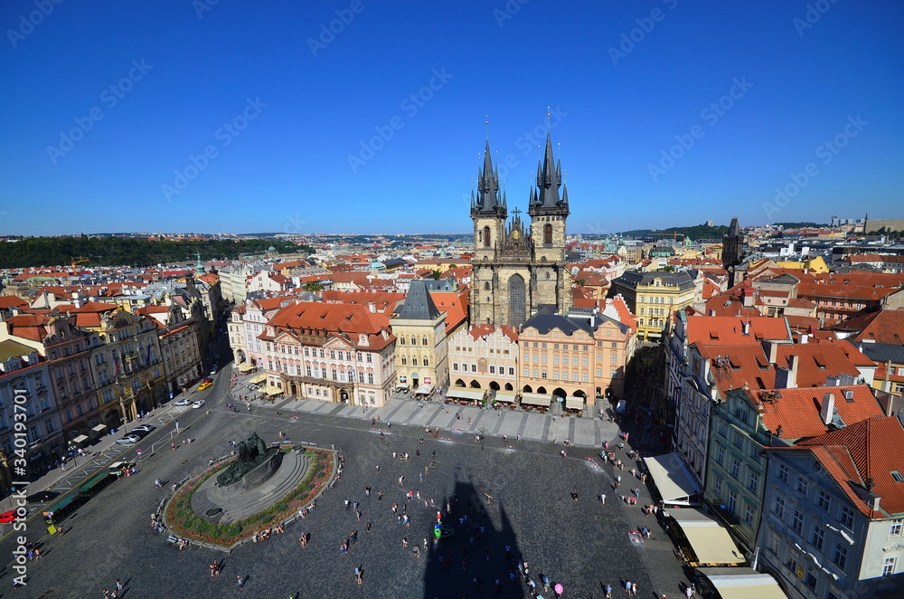 Obraz premium landscape of Prague,Czech Republic