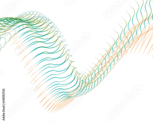 Abstract background blend wave line design for Wallpaper, Banner, Background, Card, Book Illustration, landing page