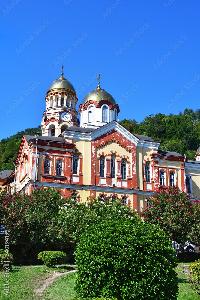  Abkhazia, Ancient New Athos monastery in Abkhazia