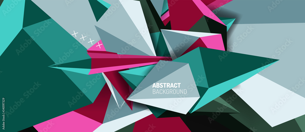 Trendy simple triangle abstract background, dynamic motion concept. Vector Illustration For Wallpaper, Banner, Background, Card, Book Illustration, landing page