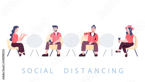 Covid-19 coronavirus pandemic outbreak banner. Stay at home quarantine concept.