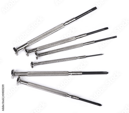 Set of small screwdrivers