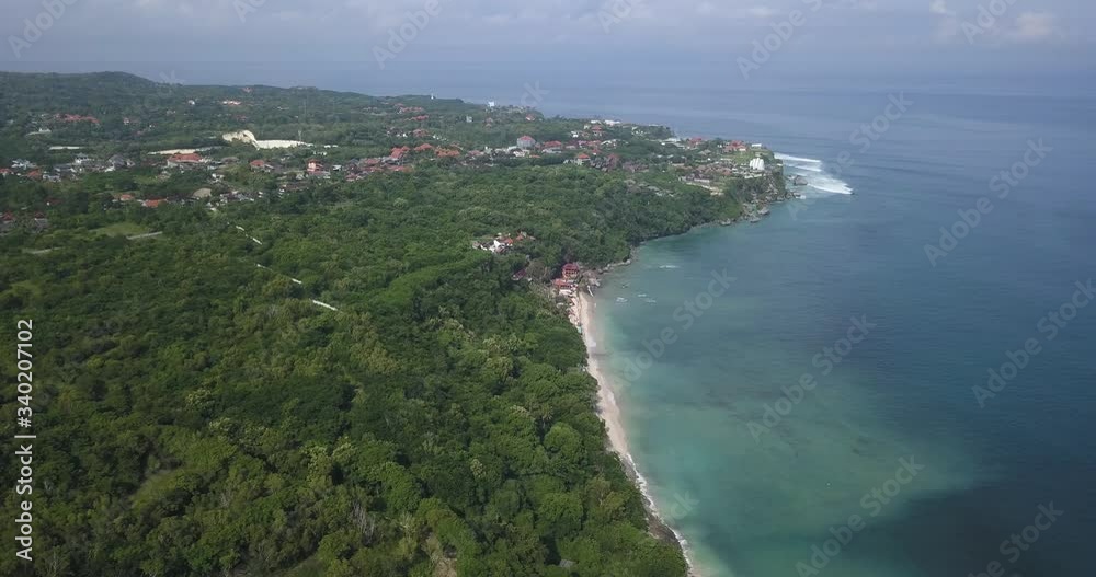 Aerial view of Thomas beach,Padang Padang,Bali,Indonesia Aerial view of Thomas beach,Padang Padang,Bali,Indonesia