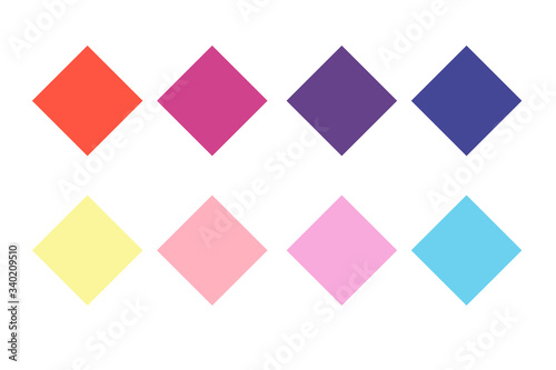 set of colorful geometric patterns