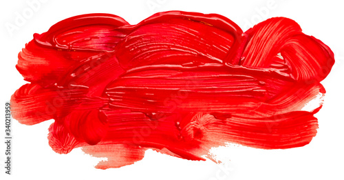 oil paint abstract red cloud pattern. acrylic brush stroke. eps10 vector illustration.