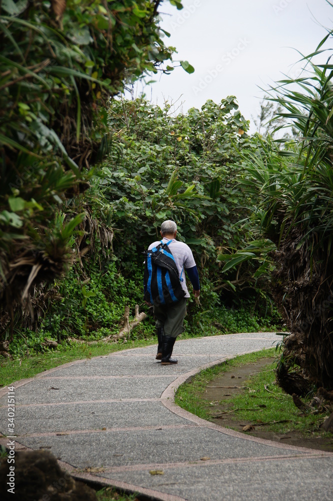 Fototapeta premium 旅人