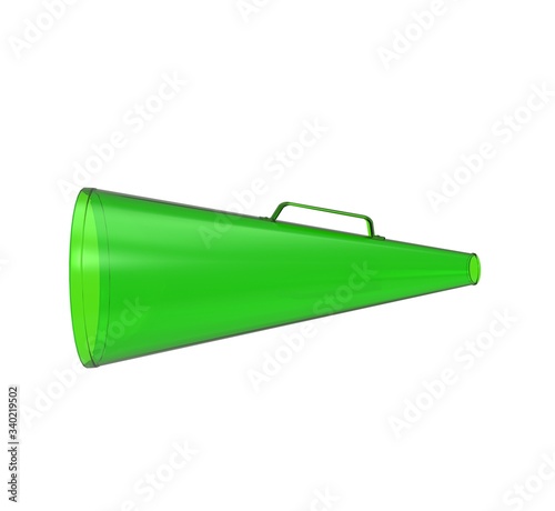 3d illustration of the horn
