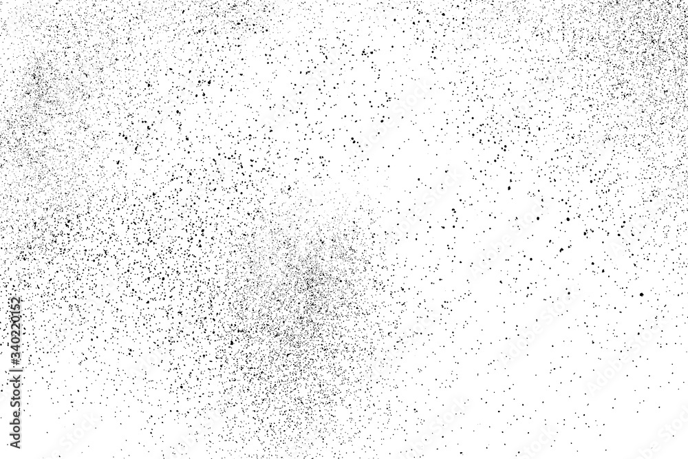 Distressed black texture. Dark grainy texture on white background. Dust overlay textured. Grain noise particles. Rusted white effect. Grunge design elements. Vector illustration, EPS 10. Distressed black texture. Dark grainy texture on white background. Dust overlay textured. Grain noise particles. Rusted white effect. Grunge design elements. Vector illustration, EPS 10.