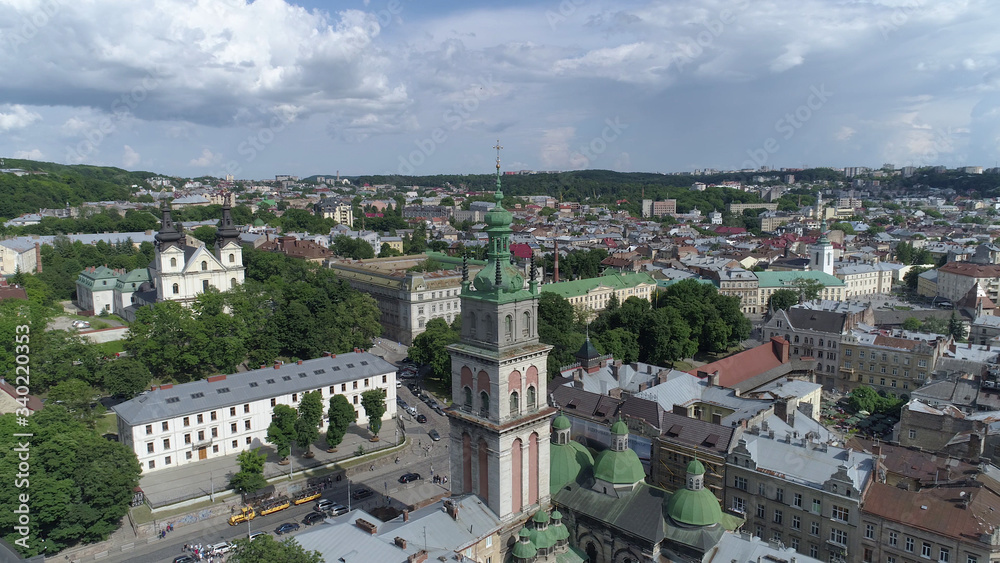  Lviv city center. Ukraine.