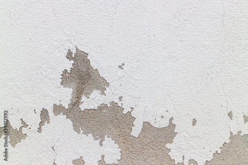 wall with peeling paint surface