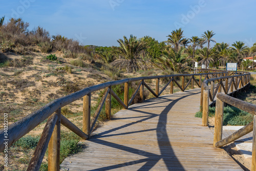 Stunning natural park near Guardamar del Segura. Province of Alicante. Spain