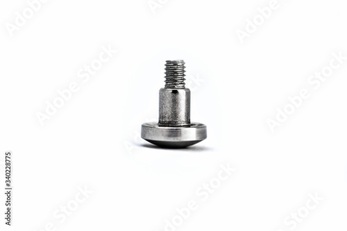 special bolt on a white background close-up