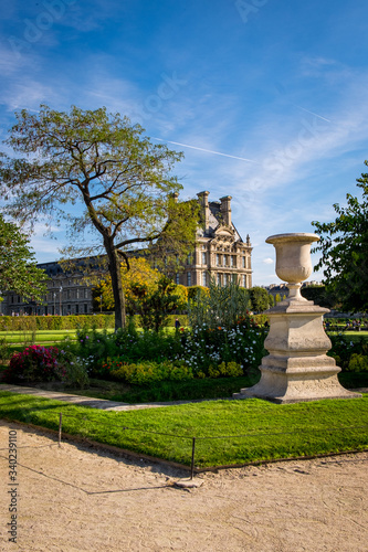 Jardin des Tuileries in Paris, France.