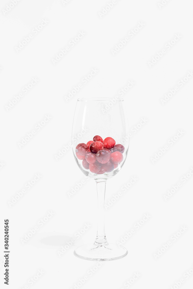 red berries on a white background red berries on a white background