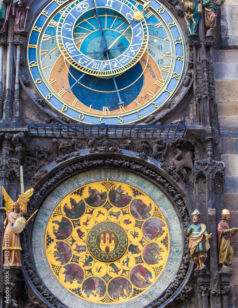 Nice the Prague astronomical clock