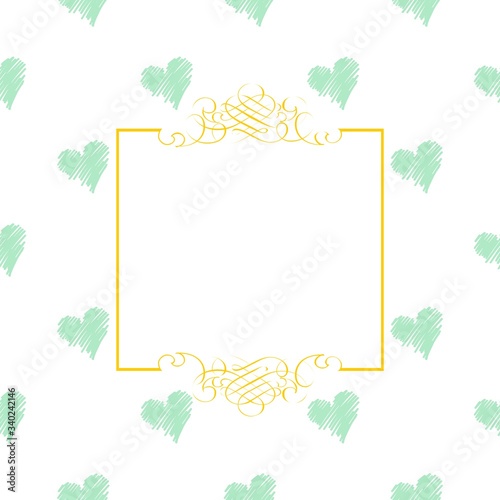 Heart shaped celebration invitation illustration vector background for websites  wallpapers  birthday card  scrapbooking  fabric print  pattern textile print  baby shower invitation. 