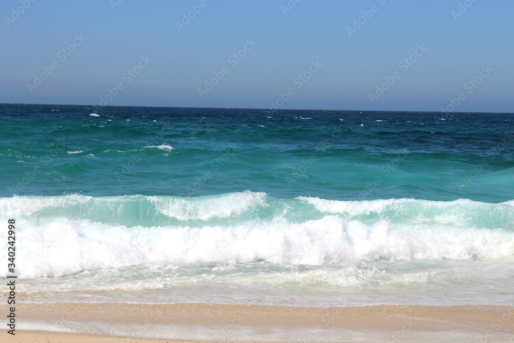 waves on the beach