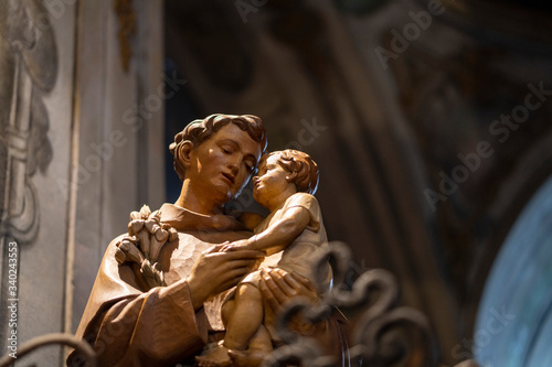 Statue in Sant Ambrogio church , Milan