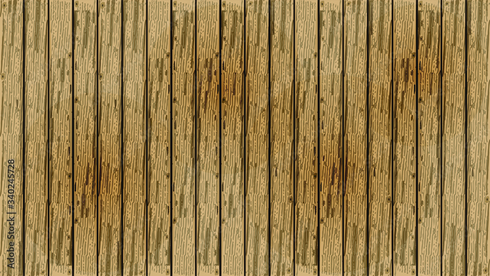 Vector realistic wood texture background