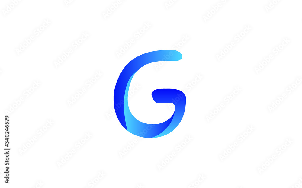 G or GG Uppercase Letter Initial Logo Design, Vector Template G or GG Uppercase Letter Initial Logo Design, Vector Template