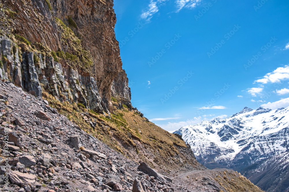 Mountain landscape. Elbrus region. 