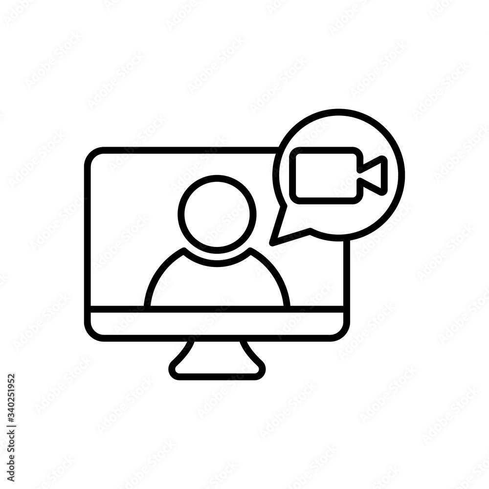 Video Call Icon Logo Vector Illustration. Video Call icon design vector template. Trendy Video Call vector icon flat design for website, symbol, logo, icon, sign, app, UI. Video Call Icon Logo Vector Illustration. Video Call icon design vector template. Trendy Video Call vector icon flat design for website, symbol, logo, icon, sign, app, UI.