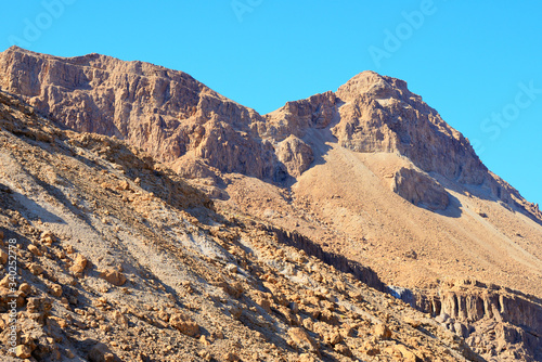 Negev desert landscape near the Dead Sea, Israel