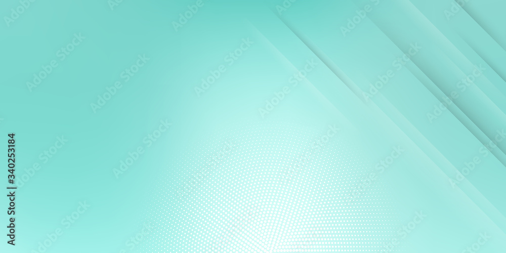 Modern abstract background with diagonal lines or stripes and halftone elements and blue color pastel gradient with a digital technology theme.