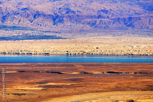 Judean Desert Landscape near the Dead Sea, Israel