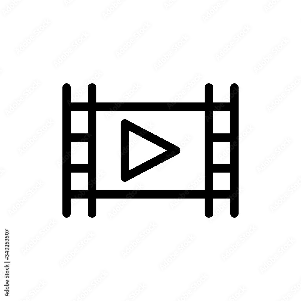 Video Icon Logo Vector Illustration. Video player icon design vector template. Trendy Video vector icon flat design for website, symbol, logo, icon, sign, app, UI. Video Icon Logo Vector Illustration. Video player icon design vector template. Trendy Video vector icon flat design for website, symbol, logo, icon, sign, app, UI.