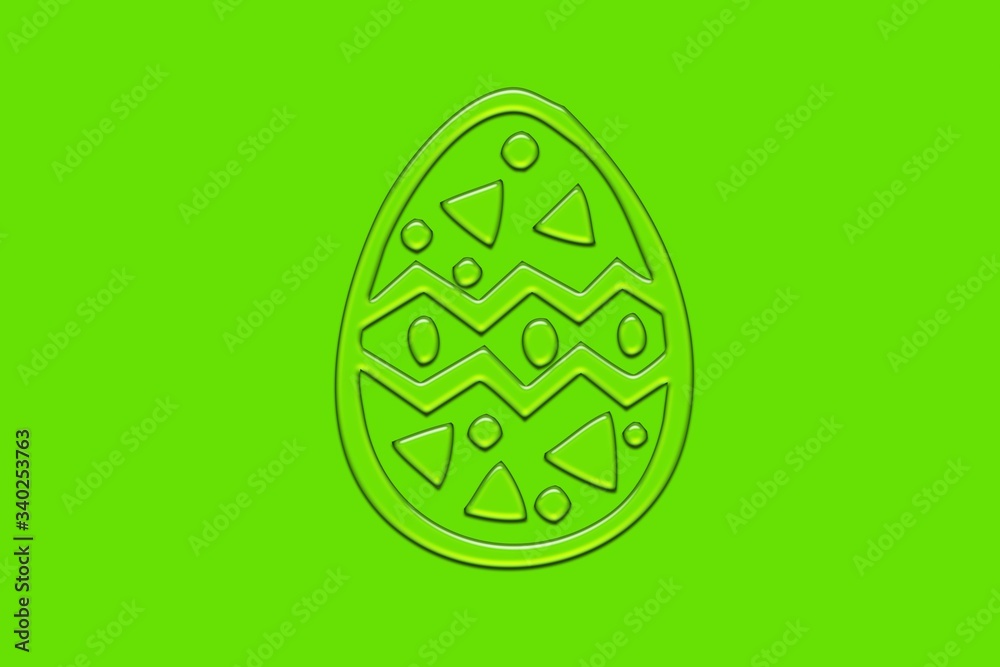 Beautiful egg on green background, great design for any purposes Beautiful egg on green background, great design for any purposes