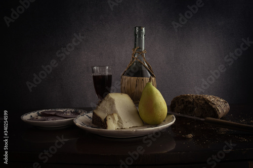 Quadro em tela La merenda del contadino