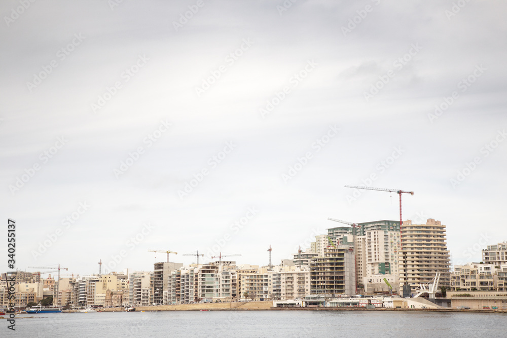 city scape view of malta
