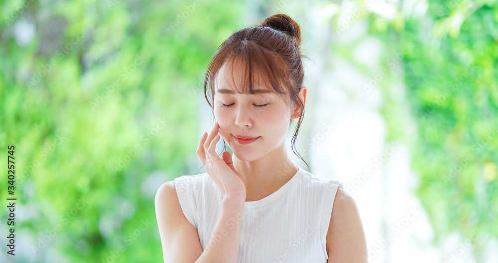 アジア人女性のポートレート