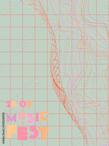Music festival cover background.