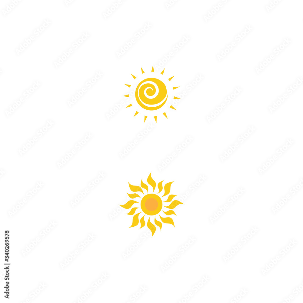 Fototapeta premium Sun Vector illustration Icon