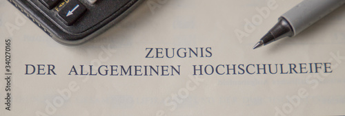 High school Diploma in Germany called Abitur