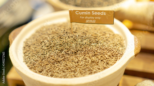 cumin seeds in a bowl