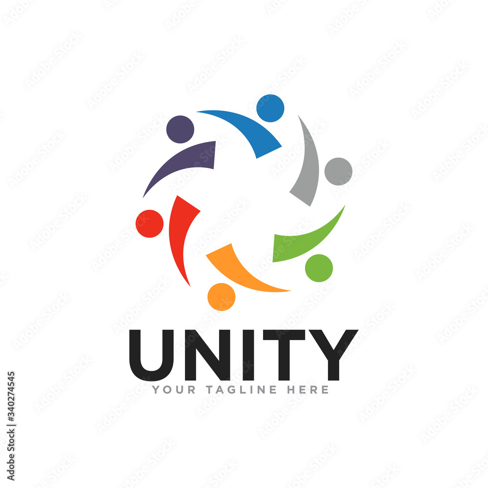Unity or Team Work Logo Design Vector Unity or Team Work Logo Design Vector