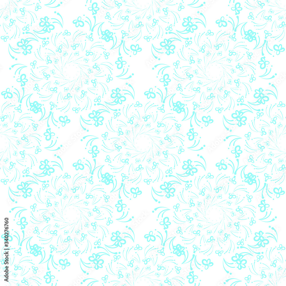 Seamless vector in geometric ornamental style. Seamless vector in geometric ornamental style.